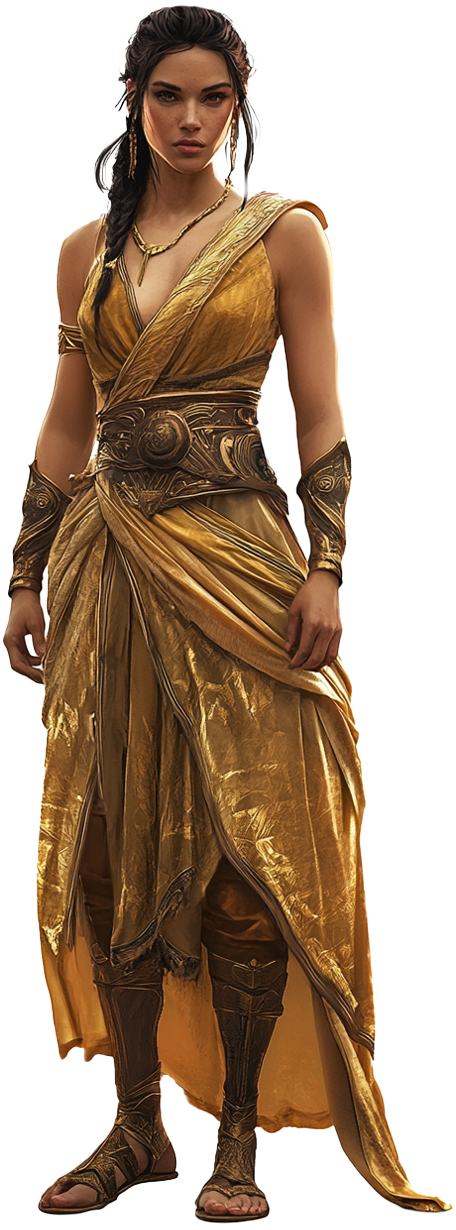 GIRL STANDING godz of egypt - darkkevn 23